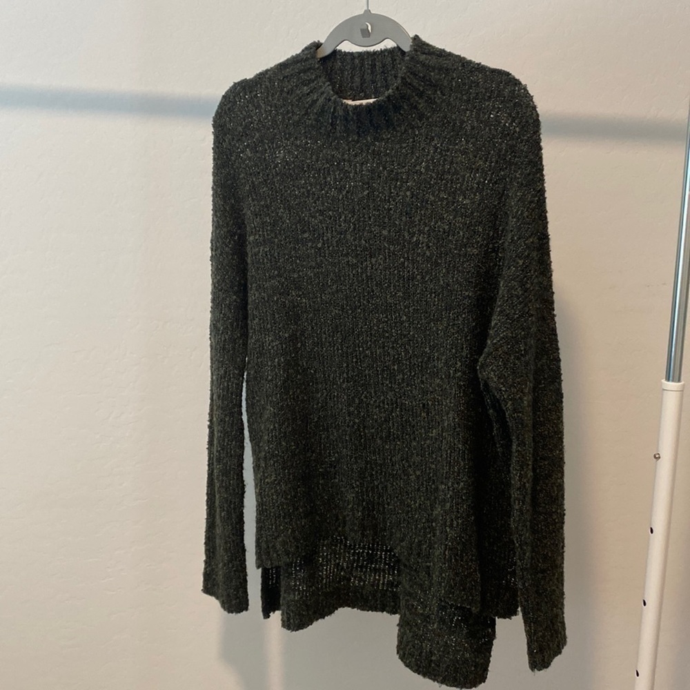 Sun and Shadow high low women’s sweater